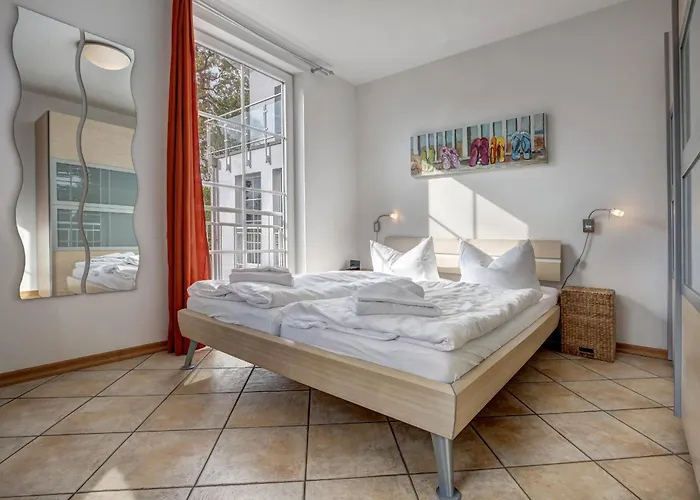 公寓 Ostseeresidenz Gorki- Park - 13 Mit Wellness Und Schwimmbad 塞巴特黑灵斯多夫