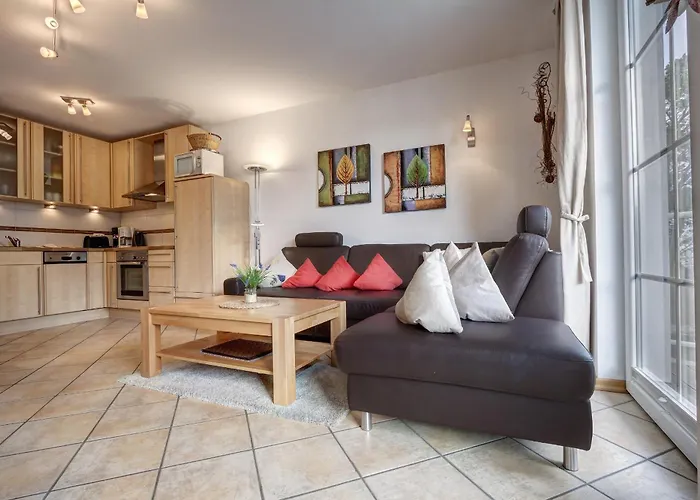 公寓 Ostseeresidenz Gorki- Park - 13 Mit Wellness Und Schwimmbad 塞巴特黑灵斯多夫